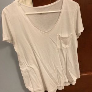 Abercrombie and Fitch white t-shirt